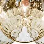 Drielichts Venetiaanse kroonluchter van geblazen glas, vervaardigd in Italië - Lucilla Viadurini