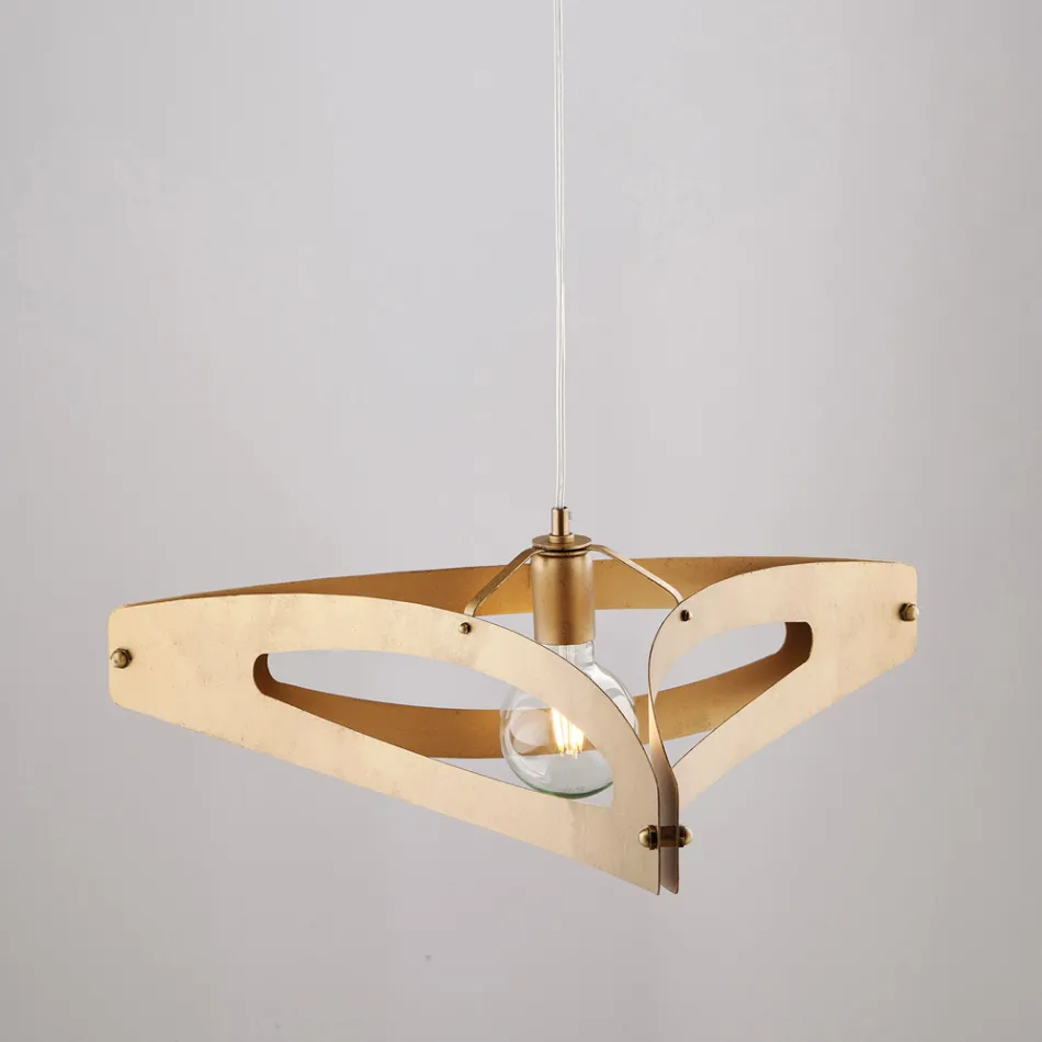 Apus hanglamp van wit chroomzilver metaal Viadurini