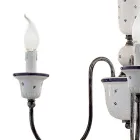 Handgemaakte keramische en antieke koperen kroonluchter - Sanremo Viadurini