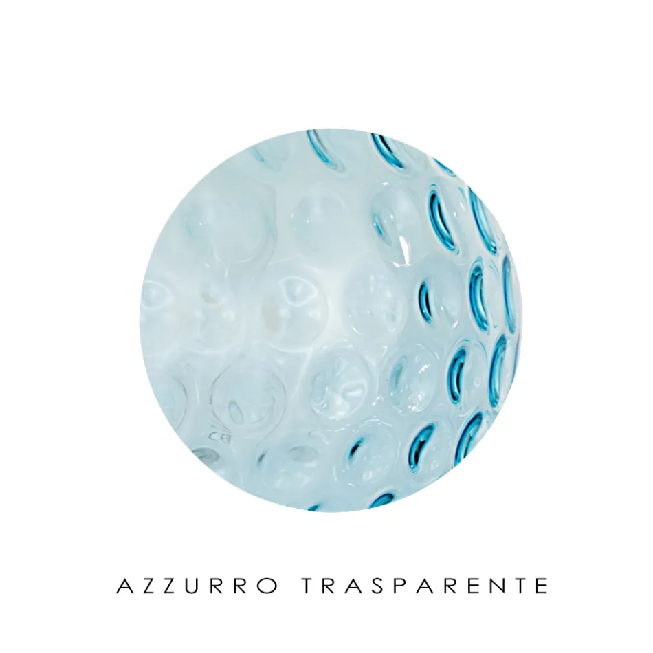 Handgemaakte kroonluchter van glas en metaal uit Venetië - Bolle Balloton Viadurini