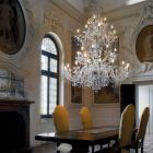 Klassieke kroonluchter 36 lichten in Venetië-glas gemaakt in Italië - Florentine Viadurini