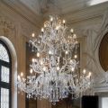 Klassieke kroonluchter 36 lichten in Venetië-glas gemaakt in Italië - Florentine