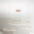 Kroonluchter met 2 of 3 horizontale Roronde LED-lampen in geverfd metaal - Mulberry Viadurini