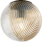 Kroonluchter met 3 lampen in geblazen glas in de vorm van een bol Gemaakt in Italië - Prilla Viadurini