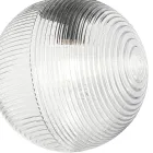 Kroonluchter met 6 lampen in geblazen glas in de vorm van een bol Gemaakt in Italië - Prilla Viadurini