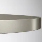 Kroonluchter met glazen body en 6 aluminium cirkels - Clara Viadurini