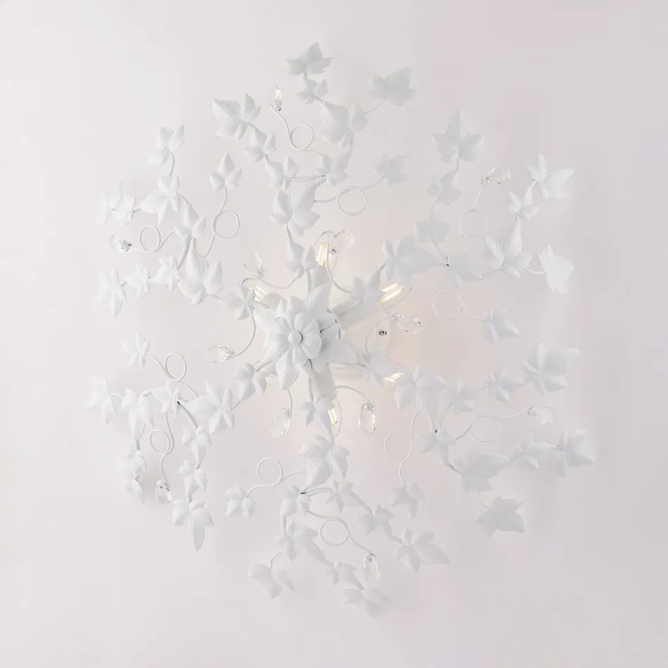 Kristallen hanglamp om lichte interieurs te verfraaien – Orchidea Viadurini