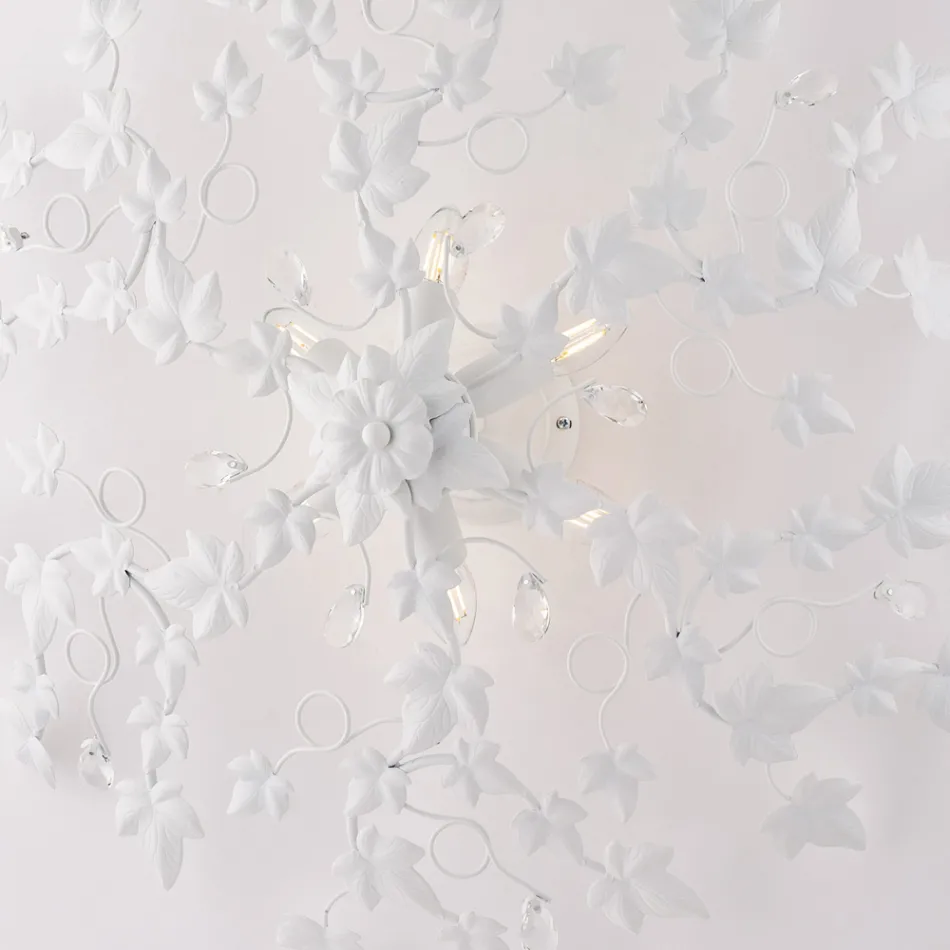 Kristallen hanglamp om lichte interieurs te verfraaien – Orchidea Viadurini