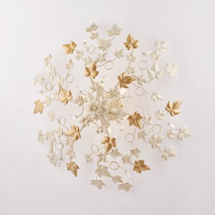 Kristallen hanglamp om lichte interieurs te verfraaien – Orchidea Viadurini