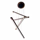 Een 4-delige design kroonluchter in Grilli York hout gemaakt in Italië Viadurini