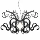 Moderne design plexiglas kroonluchter gemaakt in Italië, Malito Viadurini