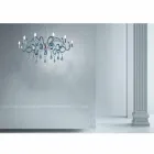 Handgemaakte 9-lichts kroonluchter in Venetiaans glas gemaakt in Italië - Bernadette Viadurini