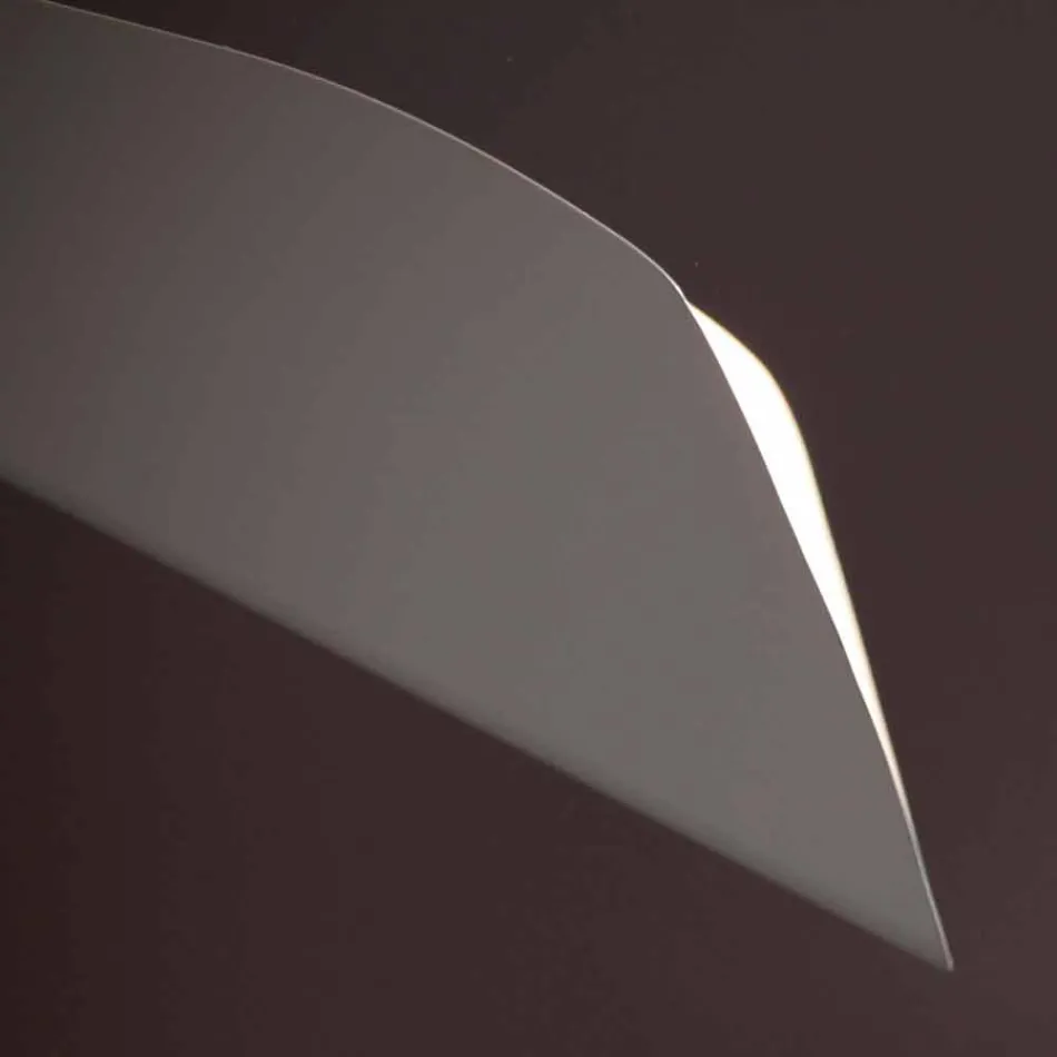 Handgemaakte wit geschilderde stalen kroonluchter gemaakt in Italië - Elica Viadurini