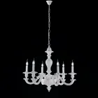 Houten kroonluchter, gemaakt in Italië, voor interieurdecoratie - Milaan Viadurini