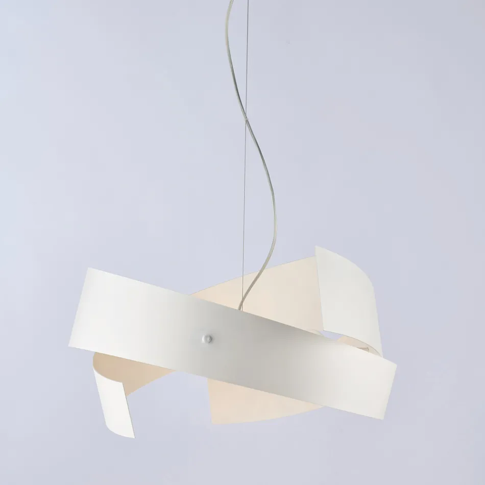 Asteroide: een kroonluchter van zwart metaal en glas voor moderne interieurs. Viadurini