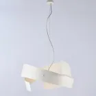 Asteroide: een kroonluchter van zwart metaal en glas voor moderne interieurs. Viadurini