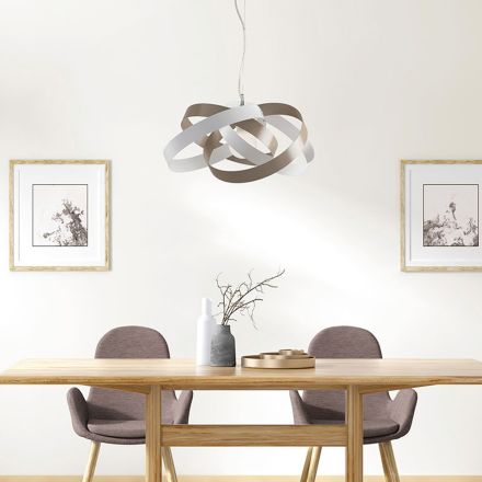 Kroonluchter van metaal en glas voor een elegante interieurverlichting – Rosmarino Viadurini