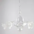 Kroonluchter van metaal en glas voor een verfijnde uitstraling – Sirio Viadurini