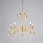 Metalen kroonluchter voor een lichte en uitnodigende sfeer in het interieur – Perla Viadurini