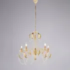 Metalen kroonluchter voor een lichte en uitnodigende sfeer in het interieur – Perla Viadurini