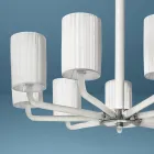 Kroonluchter van glas en metaal uit Venetië, handgemaakt in Italië - Graham Viadurini