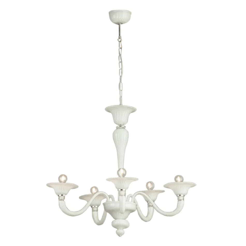 Klassieke stijl handgeblazen Venetiaanse glazen kroonluchter - Demetra Viadurini