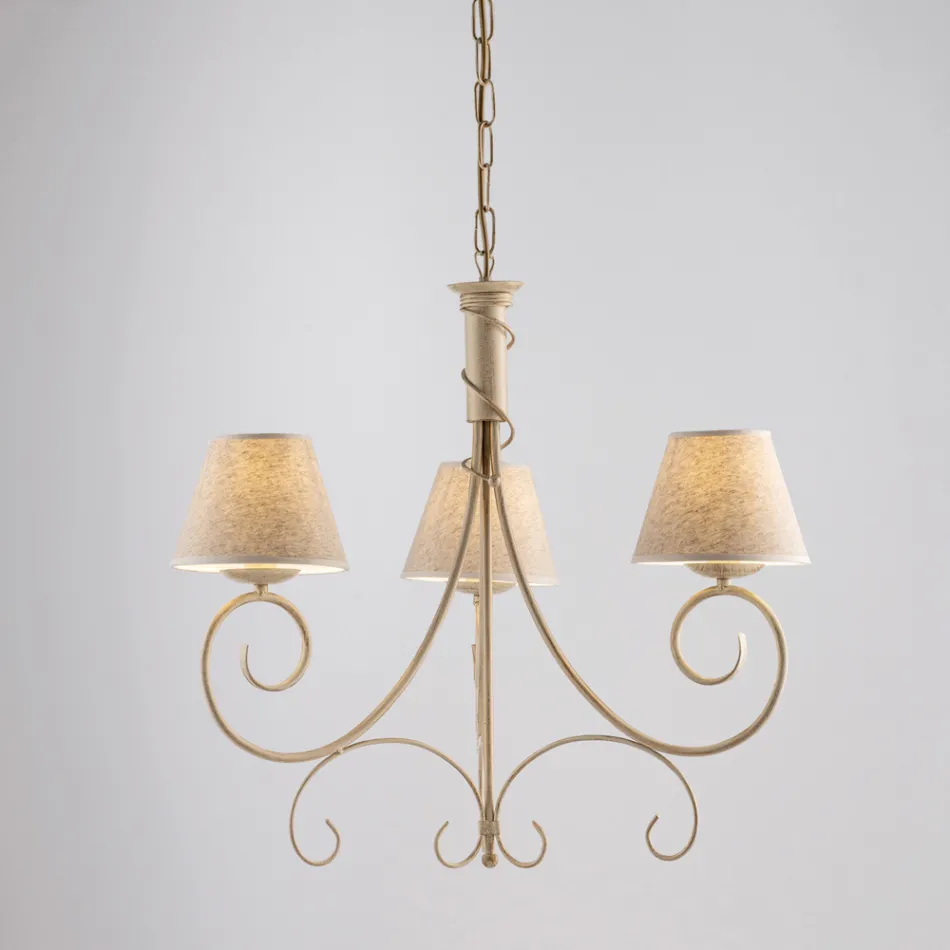 Tweelichts kroonluchter van glas en metaal voor stijlvolle ruimtes – Draco Viadurini