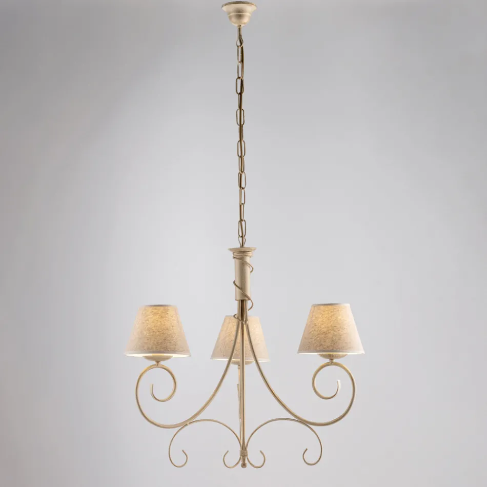 Tweelichts kroonluchter van glas en metaal voor stijlvolle ruimtes – Draco Viadurini