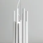 13 lichts LED kroonluchter in wit, zwart of goud gelakt metaal - Schorpioen Viadurini