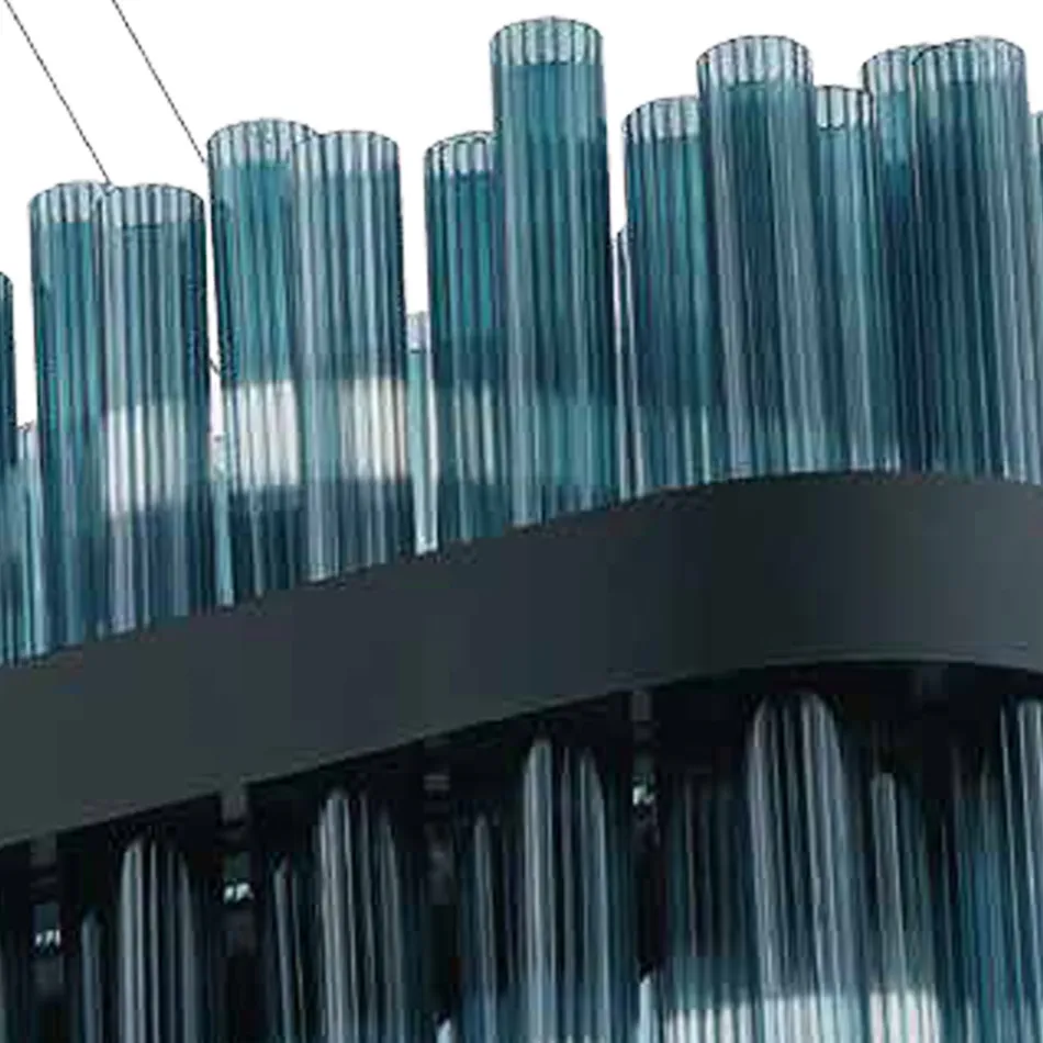 Moderne luxe Italiaanse ambachtelijke geblazen glazen kroonluchter - Maesta Viadurini