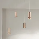 Moderne kroonluchter van gepoedercoat aluminium en verstelbare kabel - Buxus Viadurini