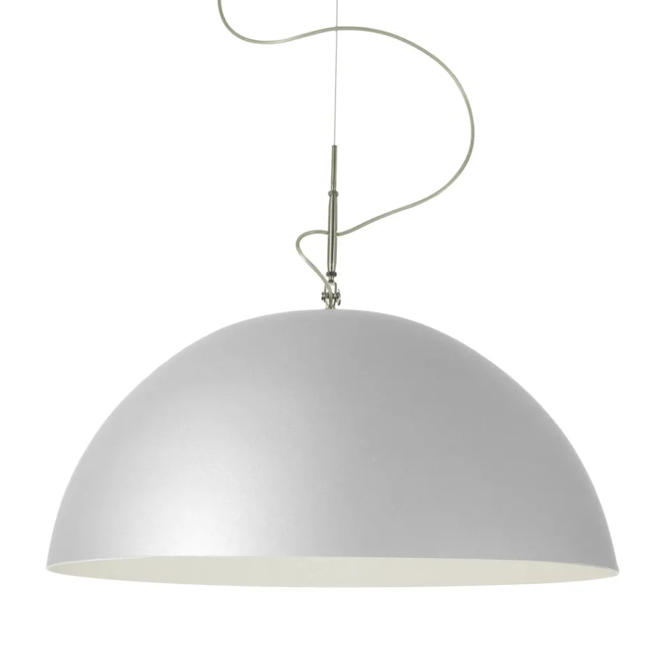 Hangende kroonluchter in Laprene en Nebulite - Mezza Luna van In-es.artdesign Viadurini