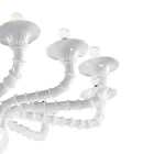 Klassieke kroonluchter in handgeblazen Venetiaans glas - ijdelheid Viadurini