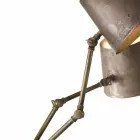 Industriële stijl kroonluchter in ijzer en koper Reporter Il Fanale Viadurini