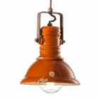 Kroonluchter ontwerp vintage handgemaakte keramiek Cameron Ferroluce Viadurini