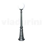 145 cm hoge straatlamp in acryl en antraciet aluminium Made in Italy - Trovaantracite Viadurini