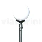 172 cm hoge straatlamp in acryl en antraciet aluminium Made in Italy - Trovaantracite Viadurini