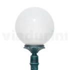 172 cm hoge straatlamp in zwart acryl en aluminium gemaakt in Italië - Trovanero Viadurini