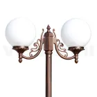 200 cm hoge straatlamp in zwart acryl en aluminium gemaakt in Italië - Trovanero Viadurini