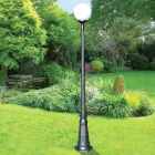 208 cm hoge straatlamp in acryl en antraciet aluminium Made in Italy - Trovaantracite Viadurini