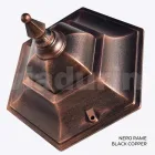 211 cm hoge tuinlamp in glas en 5 aluminium afwerkingen - Pinako Viadurini