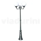 212 cm hoge straatlamp in acryl en antraciet aluminium Made in Italy - Trovaantracite Viadurini