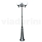 230 cm hoge straatlamp in acryl en antraciet aluminium Made in Italy - Trovaantracite Viadurini