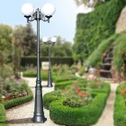 230 cm hoge straatlamp in acryl en antraciet aluminium Made in Italy - Trovaantracite Viadurini