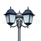 238 cm hoge straatlamp in antraciet glas en aluminium Made in Italy - Scintilla Viadurini