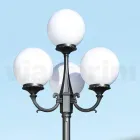 270 cm hoge straatlamp in acryl en antraciet aluminium Made in Italy - Trovaantracite Viadurini