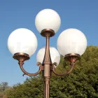 270 cm hoge straatlamp in zwart acryl en aluminium Made in Italy - Trovanero Viadurini