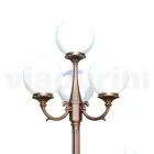 270 cm hoge straatlamp in zwart acryl en aluminium Made in Italy - Trovanero Viadurini