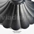 270 cm hoge straatlamp in zwart acryl en aluminium Made in Italy - Trovanero Viadurini