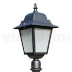 76 cm hoge straatlamp in antraciet glas en aluminium Made in Italy - Scintilla Viadurini